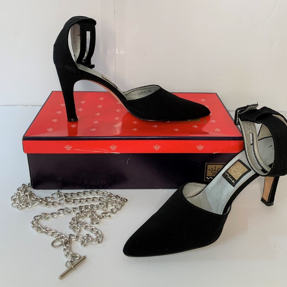 Nina Black Dressy Heels
